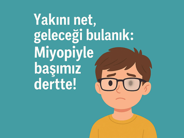 Yakını net, geleceği bulanık: Miyopiyle başımız dertte!