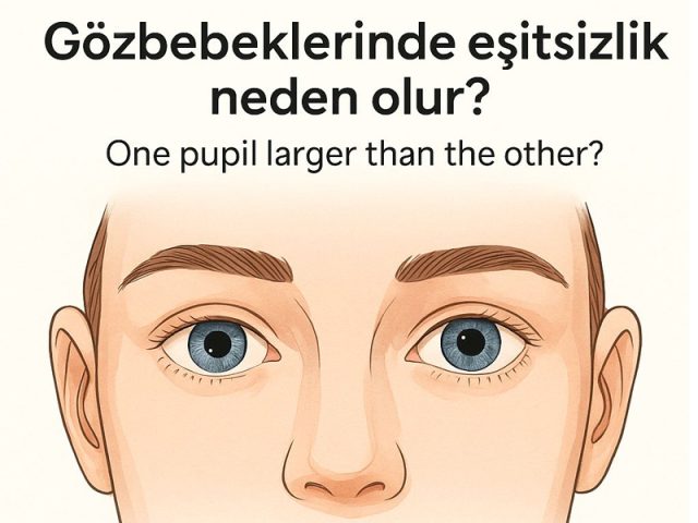Gözbebeklerinde eşitsizlik neden olur? Bir gözümün bebeği neden daha büyük?